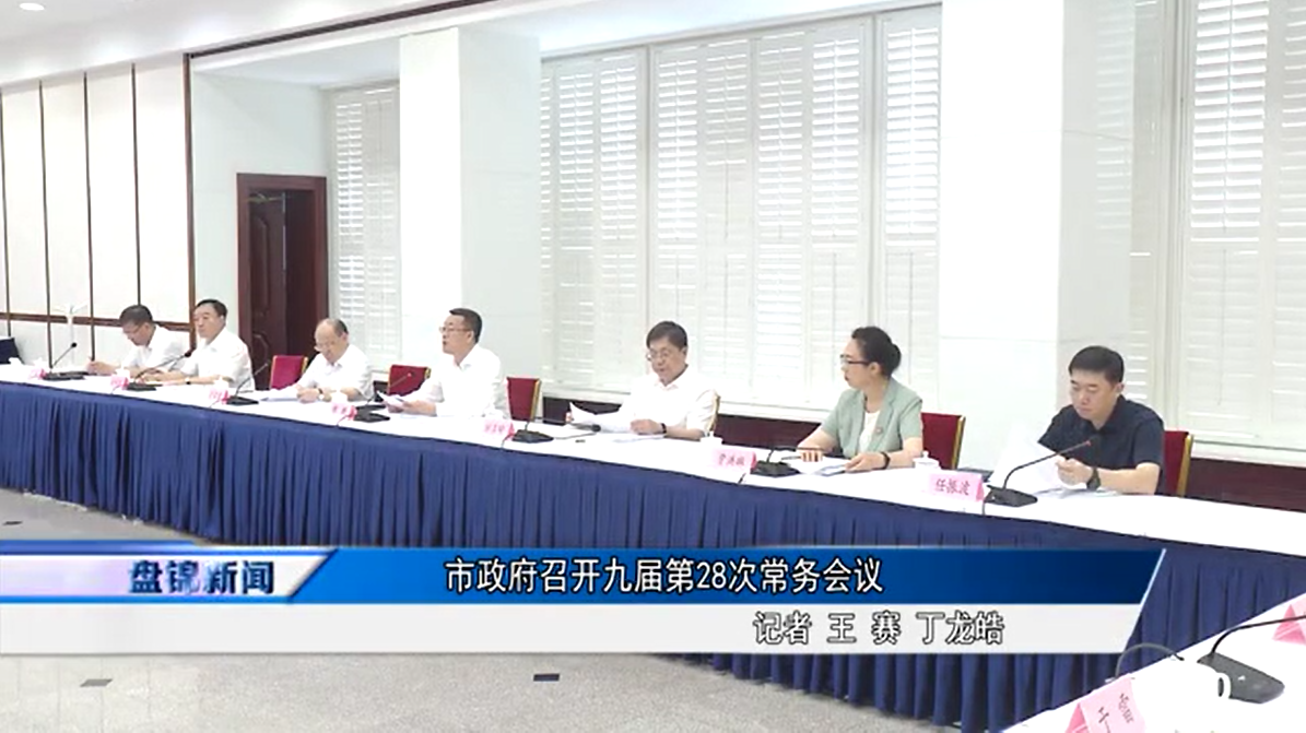 市政府召开九届第28次常务会议