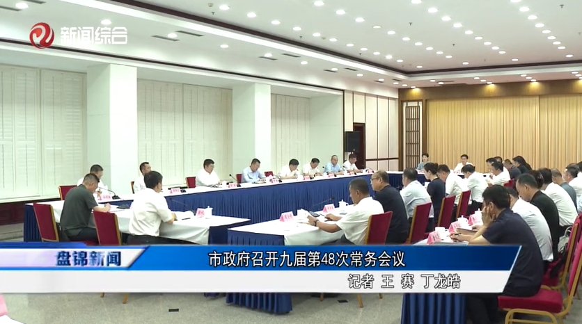 市政府召开九届第48次常务会议