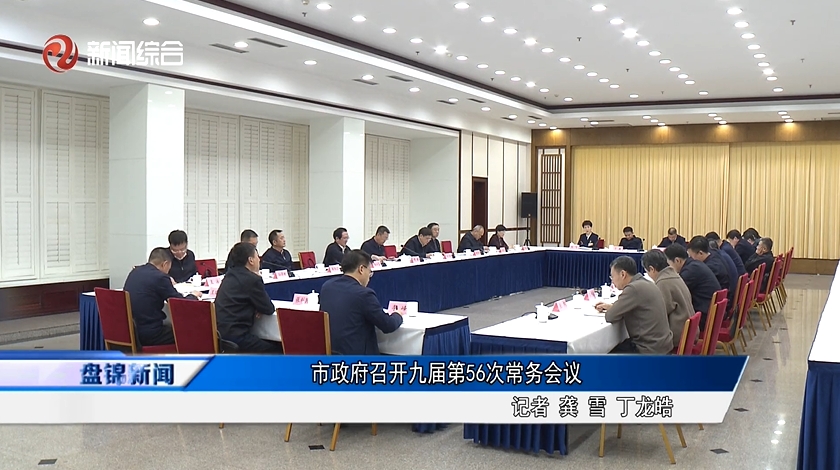 市政府召开九届第56次常务会议